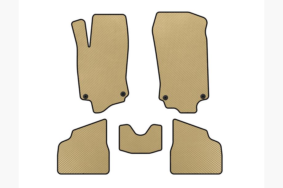 Opel Corsa C 2000-2006 Alfombrillas EVA (Beige) Image