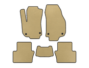 Opel Zafira B 2005–2011 Alfombrillas EVA (2 Filas, Beige) foto 1