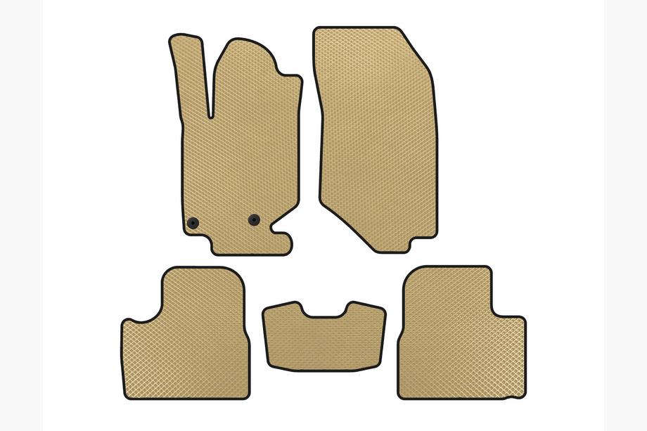 Peugeot 2008 2019- Alfombrillas EVA (Beige) Image