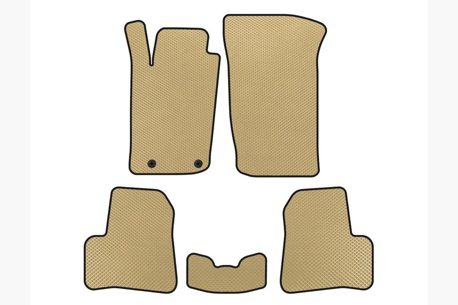 Peugeot 206 1998-2024 Alfombrillas EVA (1998-2009, Beige) Image