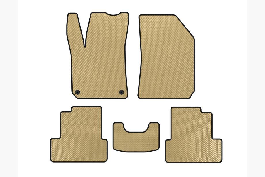 Peugeot 308 2014-2021 Alfombrillas EVA (beige, HB) Image