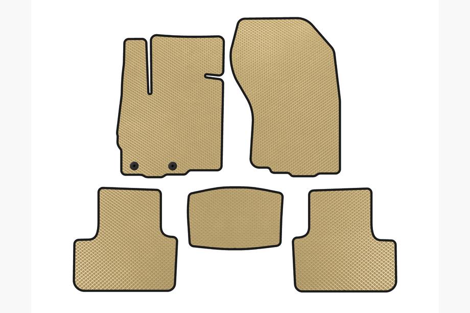 Peugeot 4008 2012-2017 Alfombrillas EVA (Beige) Image