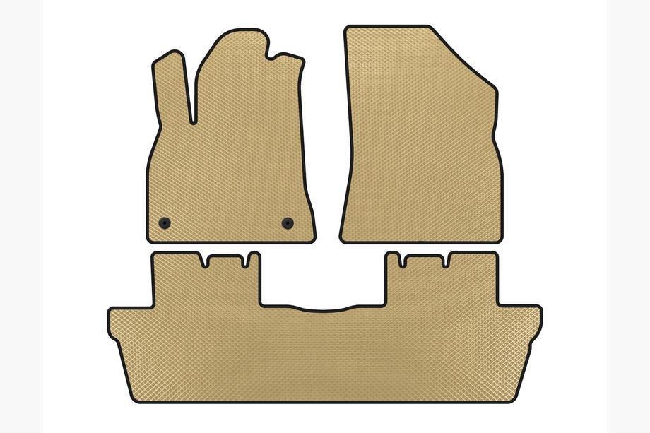 Peugeot 5008 2009-2016 Alfombrillas EVA (Beige) Image