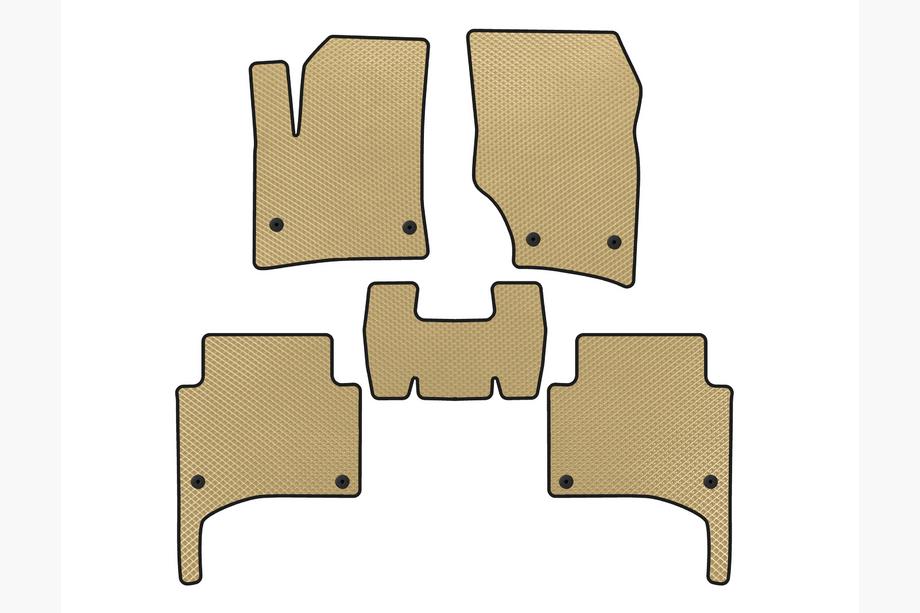 Porsche Cayenne 2003–2010 Alfombrillas EVA (Beige) Image