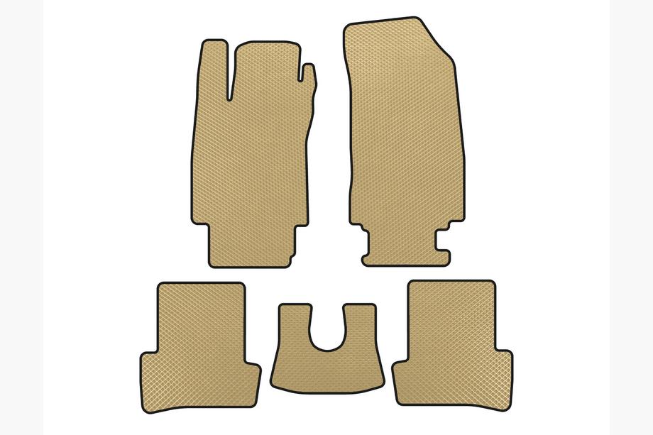 Renault Clio III 2005-2012 Alfombrillas EVA (Beige) Image