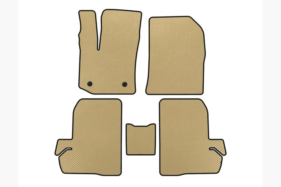 Renault Dokker 2013-2022 Alfombrillas EVA (Beige) Image