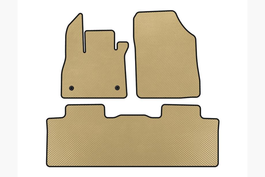 Renault Espace 2014- Alfombrillas EVA (5 plazas, Beige) Image