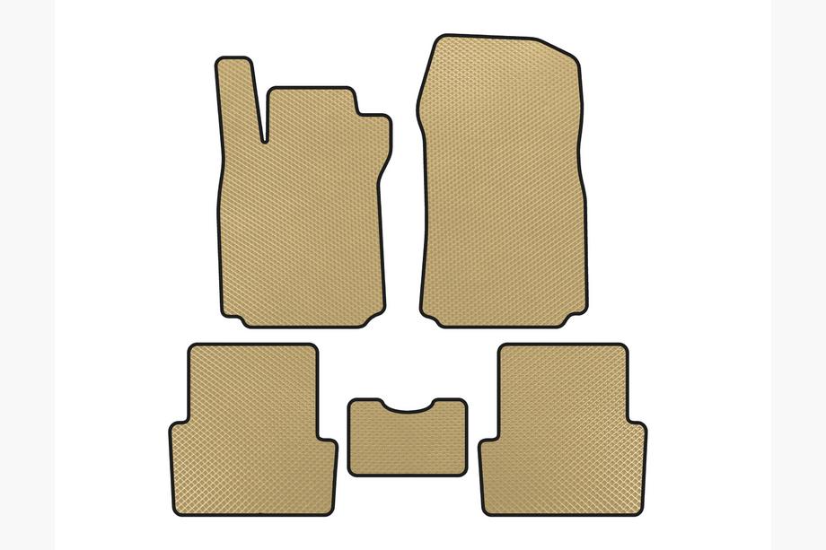 Renault Modus 2005-2012 Alfombrillas EVA (Beige) Image