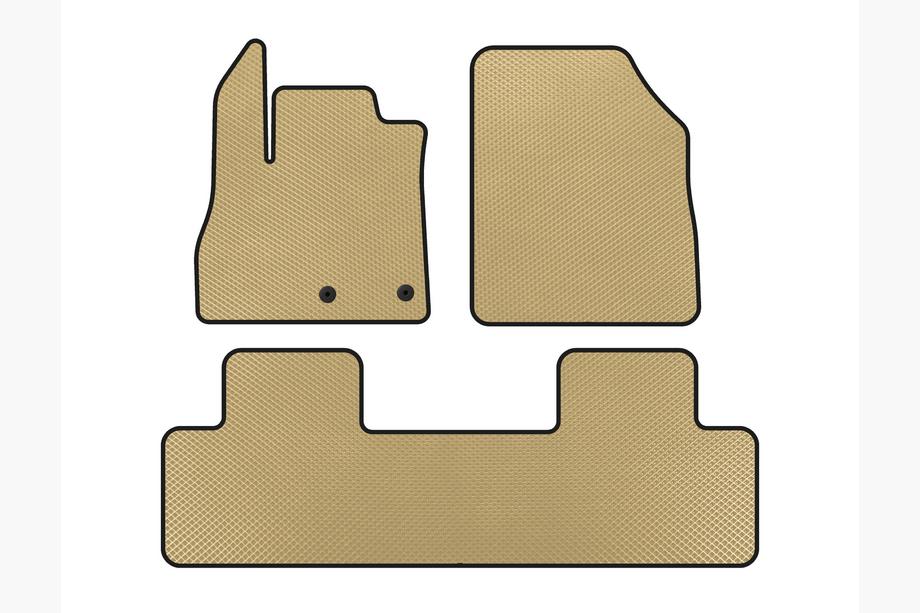 Renault Scenic/Grand 2016–2025 Alfombrillas EVA (5 plazas, Beige) Image