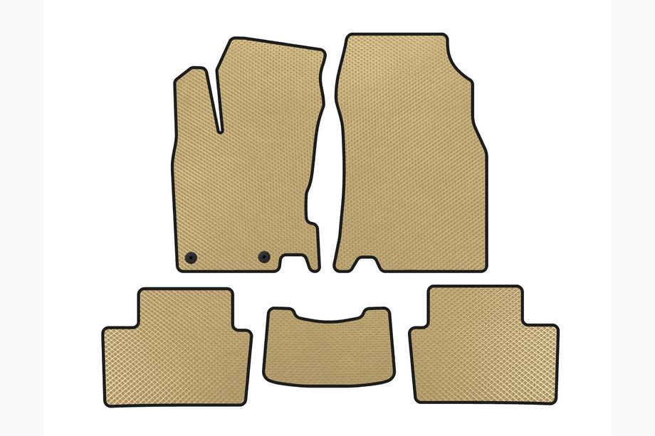 Renault Kadjar 2015-2022 Alfombrillas EVA (2015-2018, Beige) Image