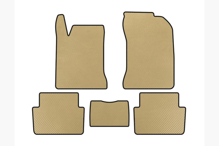 Renault Laguna 2001-2007 Alfombrillas EVA (SW, Beige) Image