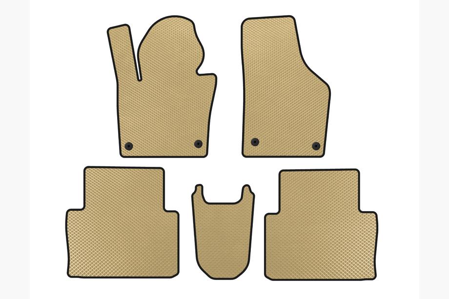 Seat Alhambra 2010- Alfombrillas EVA (2015+, Beige) Image