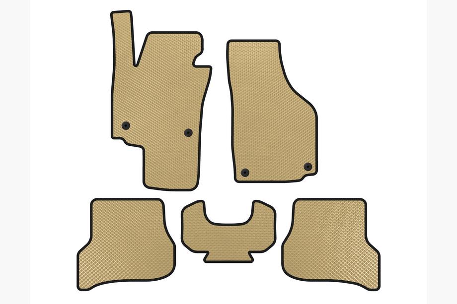 Seat Altea 2004-2015 Alfombrillas EVA (Beige) Image