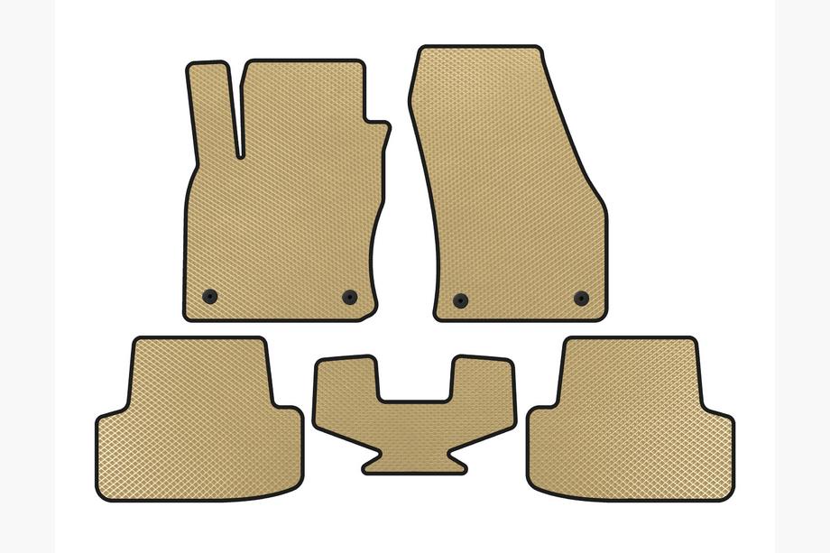 Seat Ateca 2016- Alfombrillas EVA (Beige) Image