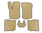 Seat Leon 1999-2005 Alfombrillas EVA (HB, 5 Puertas, Beige) foto 1