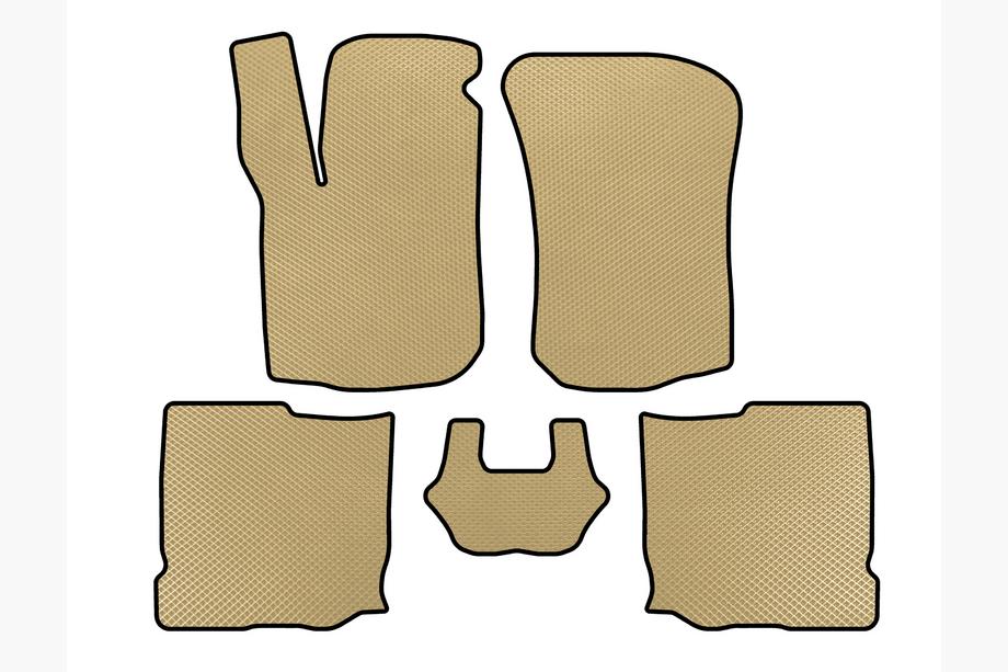 Seat Leon 1999-2005 Alfombrillas EVA (HB, 5 Puertas, Beige) Image