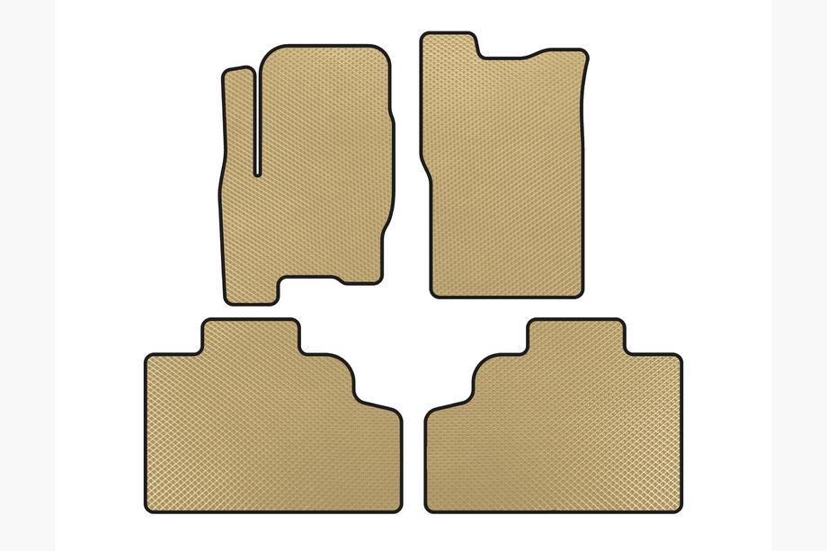 SsangYong Korando 1997-2006 Alfombrillas EVA (Beige) Image