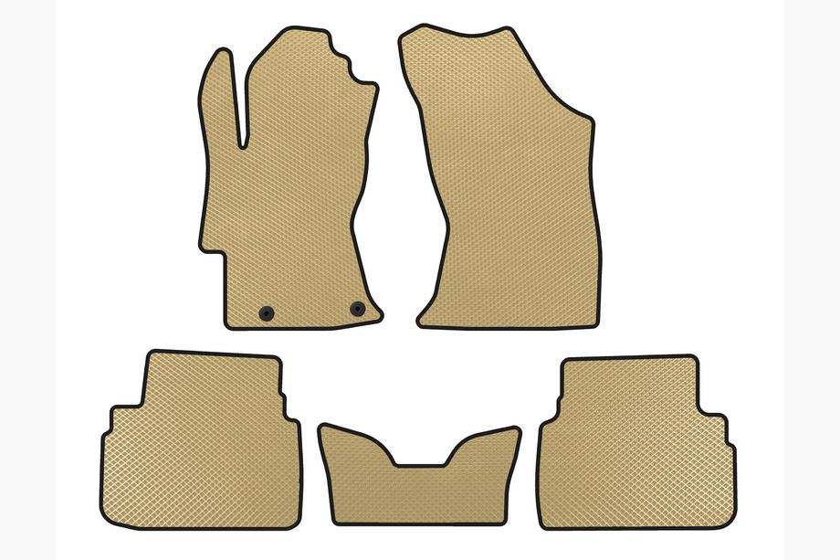 Subaru XV 2017-2023 Alfombrillas EVA V2 (Beige) Image