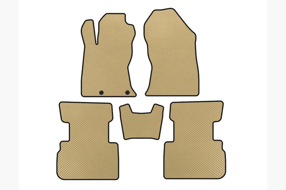 Subaru Forester 2018-2024 Alfombrillas EVA (Beige) Image