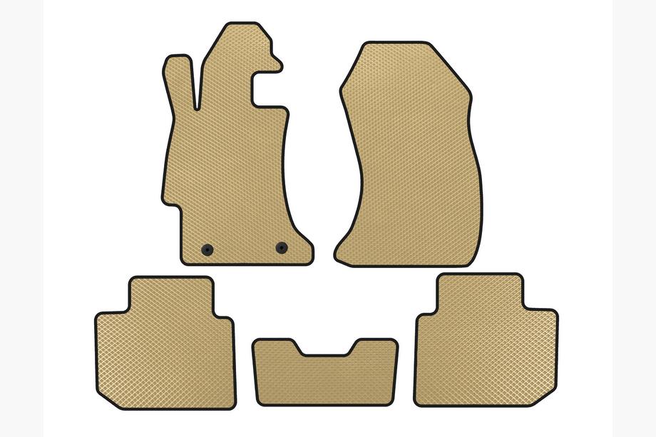 Subaru Impreza 2011-2016 Alfombrillas EVA (SD, Beige) Image