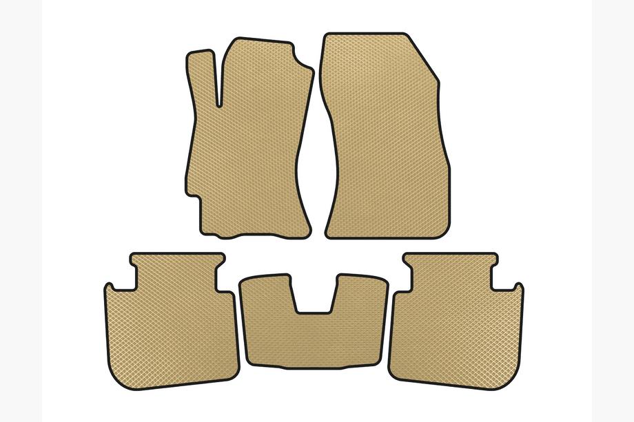Subaru Legacy 2009-2014 Alfombrillas EVA (2009-2013, SD, Beige) Image