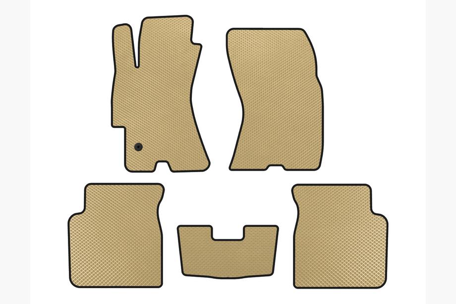 Subaru Outback 2005-2009 Alfombrillas EVA (Beige) Image