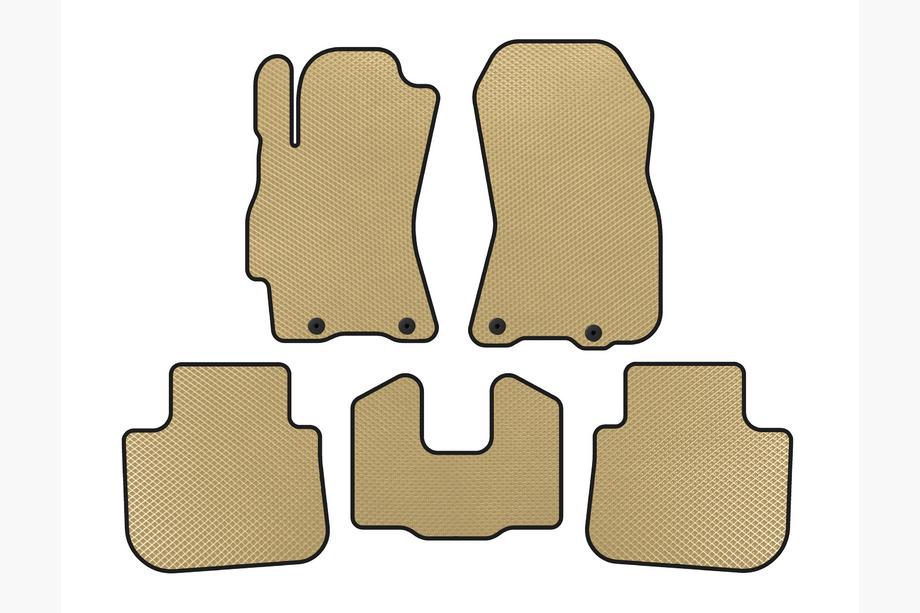 Subaru Outback 2009-2014 Alfombrillas EVA (Beige) Image