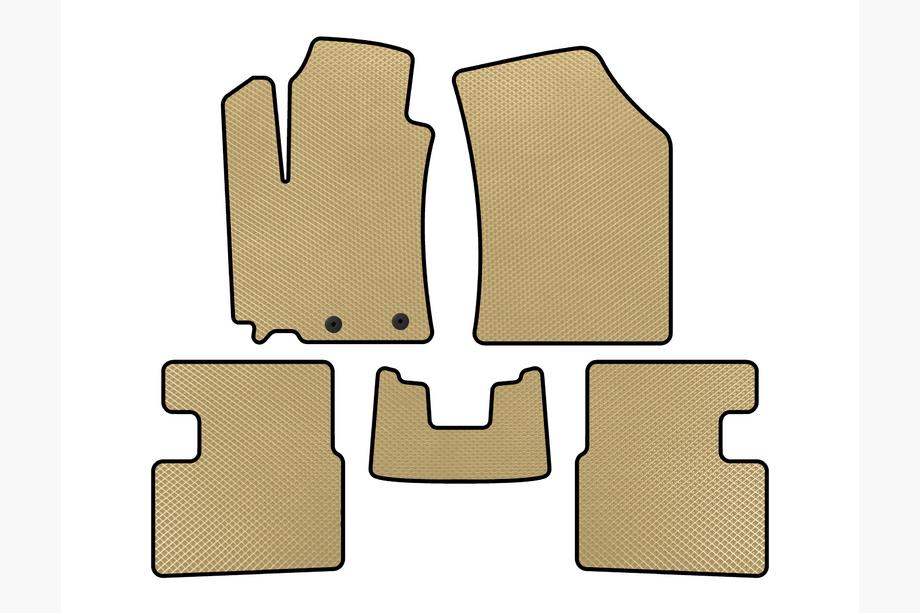 Suzuki Swift 2010-2017 Alfombrillas EVA (HB, 5 Puertas, Beige) Image