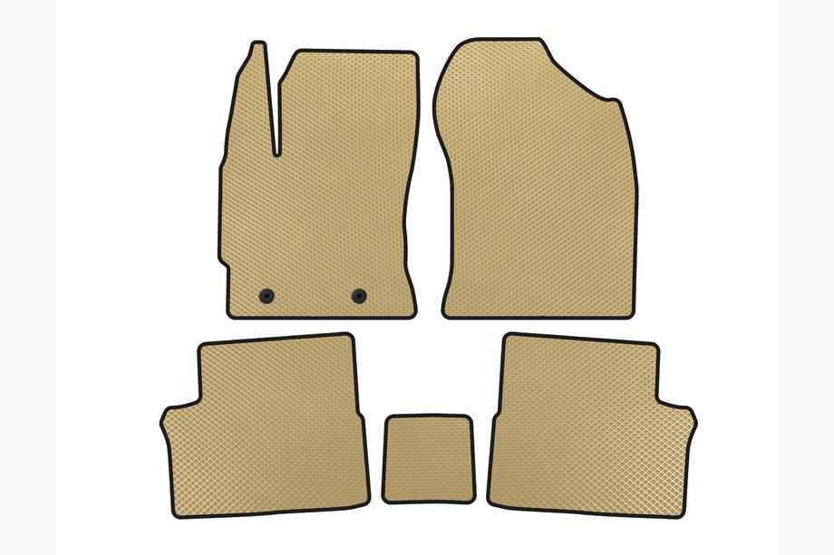 Toyota Auris 2012-2018 Alfombrillas EVA (Beige) Image
