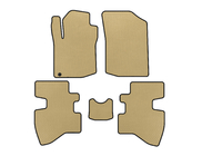 Toyota Aygo 2007-2014 Alfombrillas EVA (2007-2009, HB, 3 Puertas, Beige) foto 1