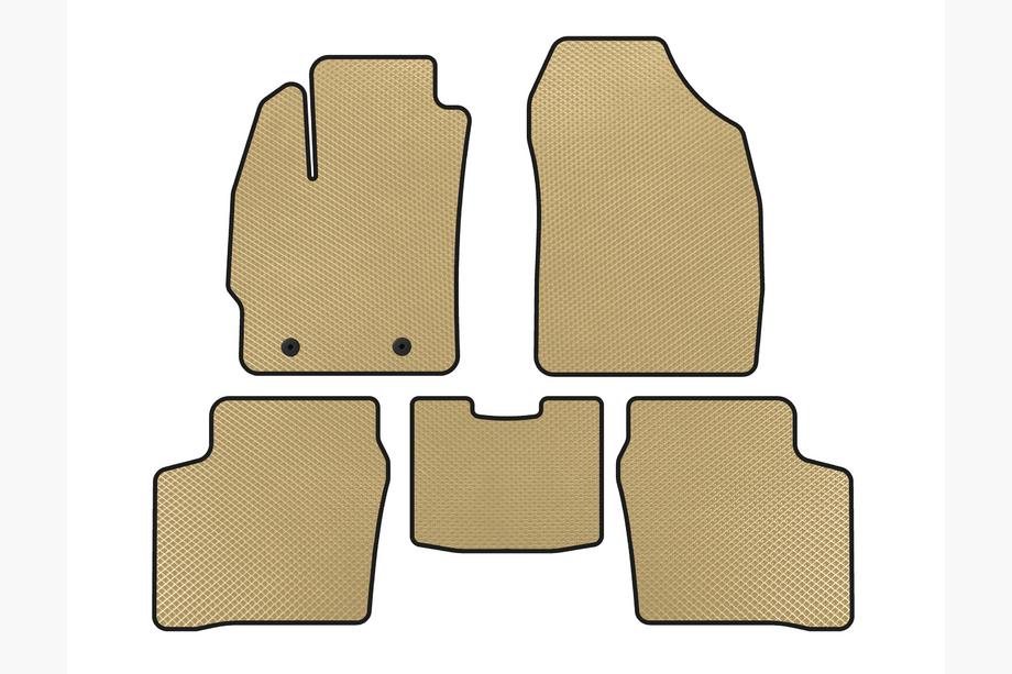 Toyota Prius 2003-2009 Alfombrillas EVA (LB, Beige) Image