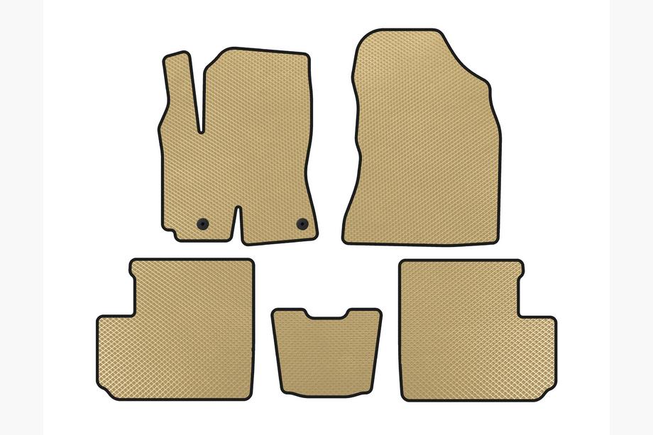 Toyota Rav 4 2001-2005 Alfombrillas EVA (Beige) Image
