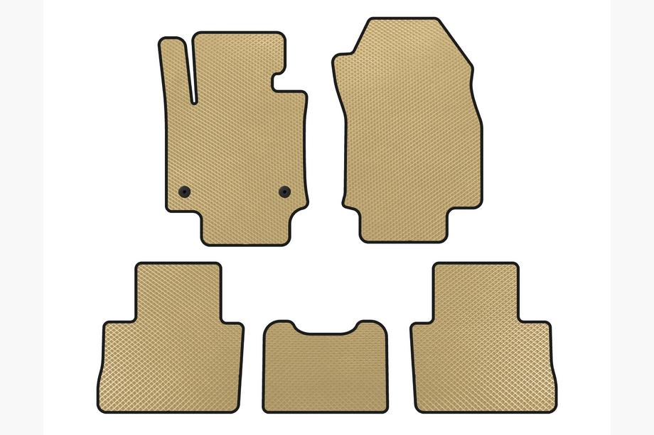 Toyota Rav 4 2019–2025 Alfombrillas EVA (Beige) Image