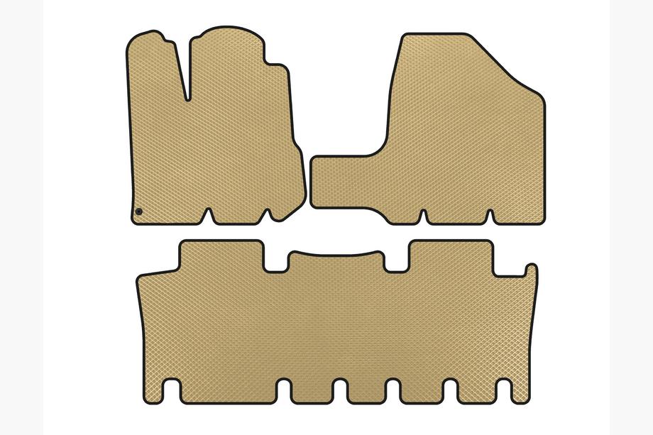 Toyota Sienna 2003-2009 Alfombrillas EVA (2 Filas, Beige) Image