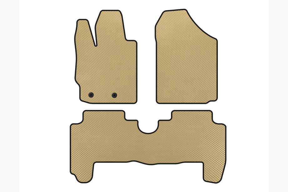 Toyota Yaris 2006-2011 Alfombrillas EVA (HB, 5 Puertas, Beige) Image
