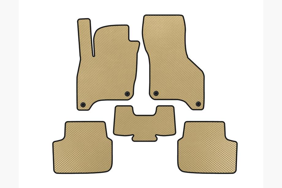 Volkswagen E-Bora 2019- Alfombrillas EVA (SD, Eléctrico, Beige) Image