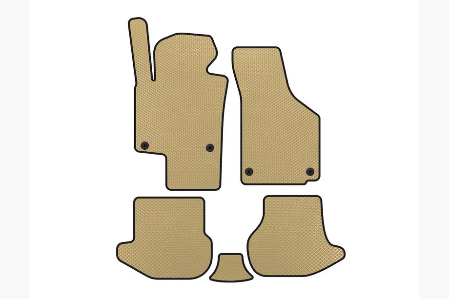 Volkswagen EOS 2006-2011 Alfombrillas EVA (Beige) Image