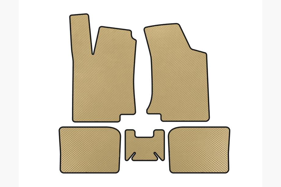 Volkswagen Golf 3 1991-2001 Alfombrillas EVA (HB, 3 Puertas, Beige) Image