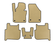 Volkswagen Touran 2003-2010 Alfombrillas EVA (2 Filas, 2006-2010, 7 Plazas, Beige) foto 1