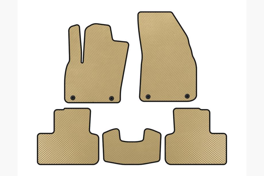 Volvo XC40 2018- Alfombrillas EVA (Beige) Image