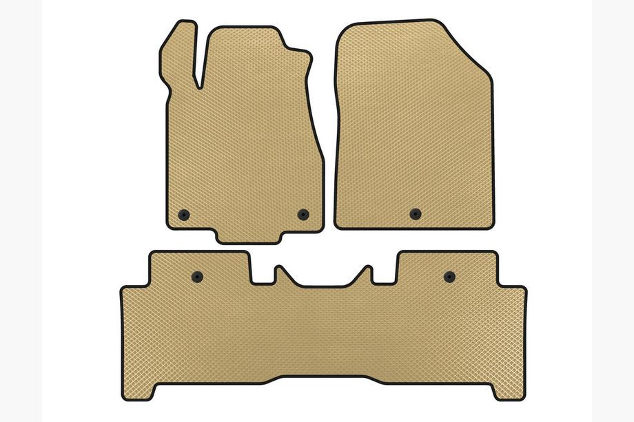 Acura MDX 2007-2013 Alfombrillas EVA (2 Filas, Beige) Image