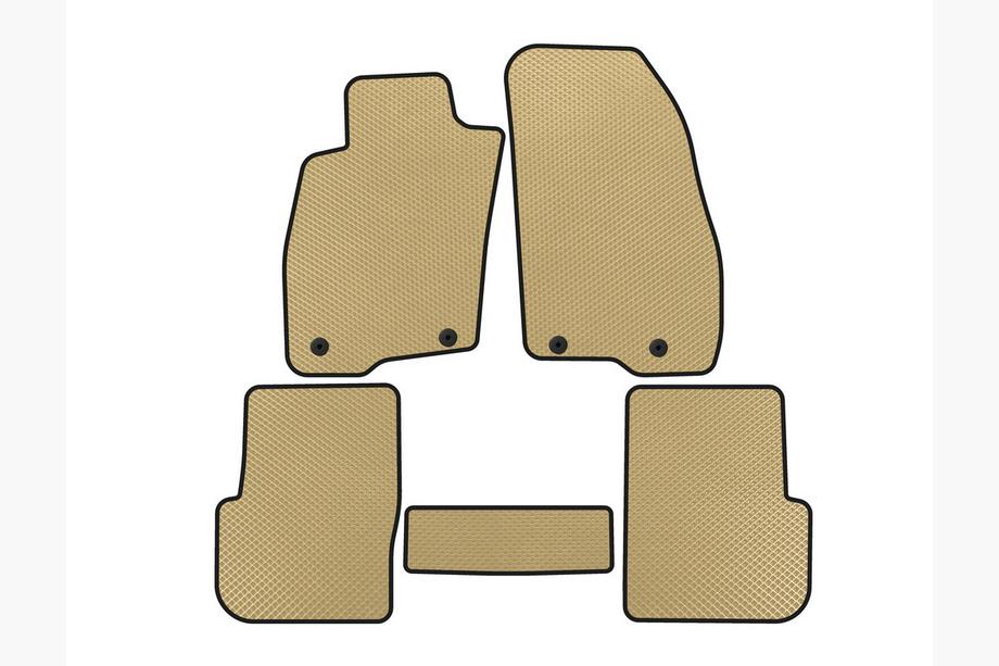 Alfa Romeo MiTo 2008-2018 Alfombrillas EVA (Beige) Image