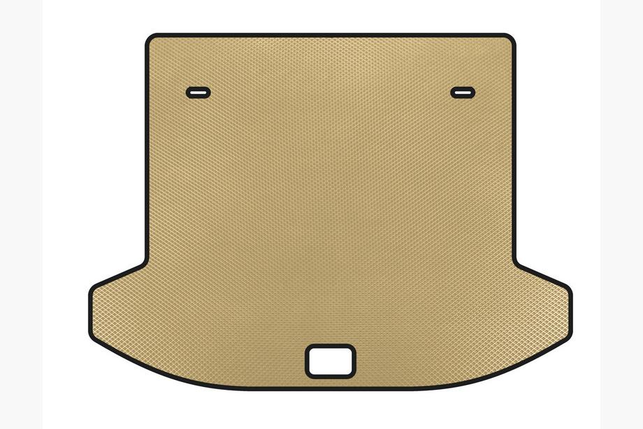 Jetour X70 2018- Alfombrilla de maletero EVA (2 filas, Beige) Image
