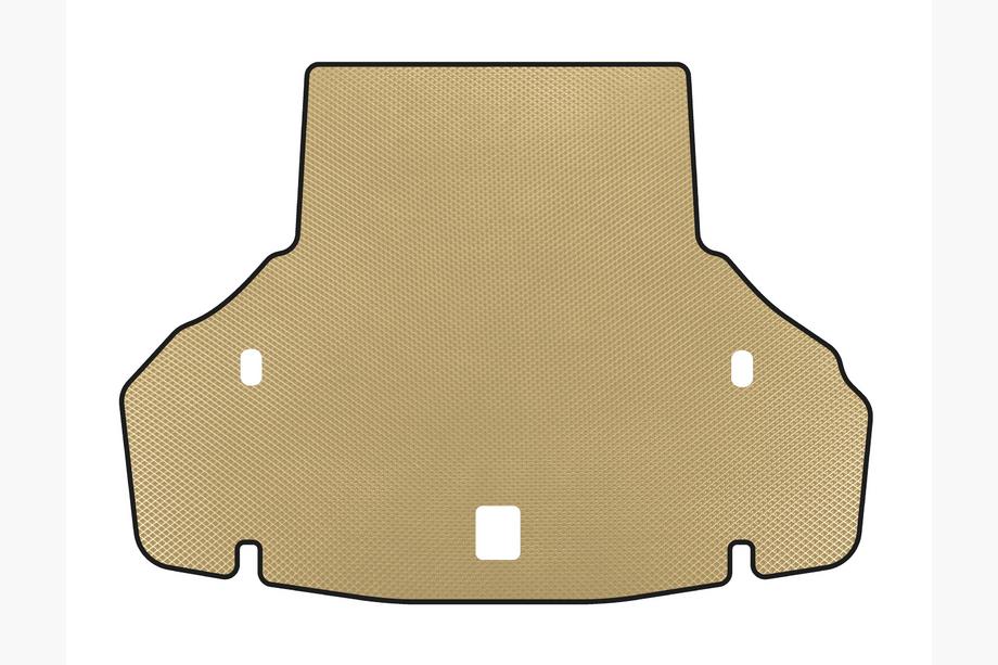 Lexus LS 2007-2017 Alfombrilla de maletero (2007-2009, SD, 2WD, USA, Beige) Image