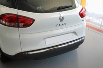 Renault Clio IV 2012-2019 Moldura de parachoques (SW, acero inoxidable) foto 1