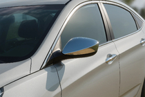 Hyundai Elantra (MD/UD) 2011-2015 Cubiertas de espejos sin intermitente (2 uds., acero inoxidable) foto 1