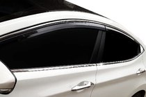 Hyundai Elantra (MD/UD) 2011-2015 Juego completo de molduras para ventanas (10 pzs, acero inoxidable) foto 1