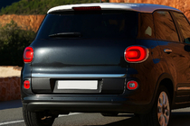 Fiat 500/500L 2013-2022 Moldura maletero acero inoxidable foto 1