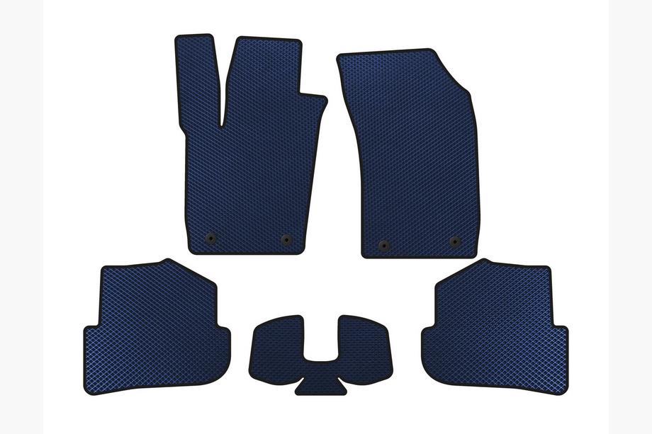 Audi A1 2010-2018 Alfombrillas EVA (HB, 3 Puertas, Azul) Image