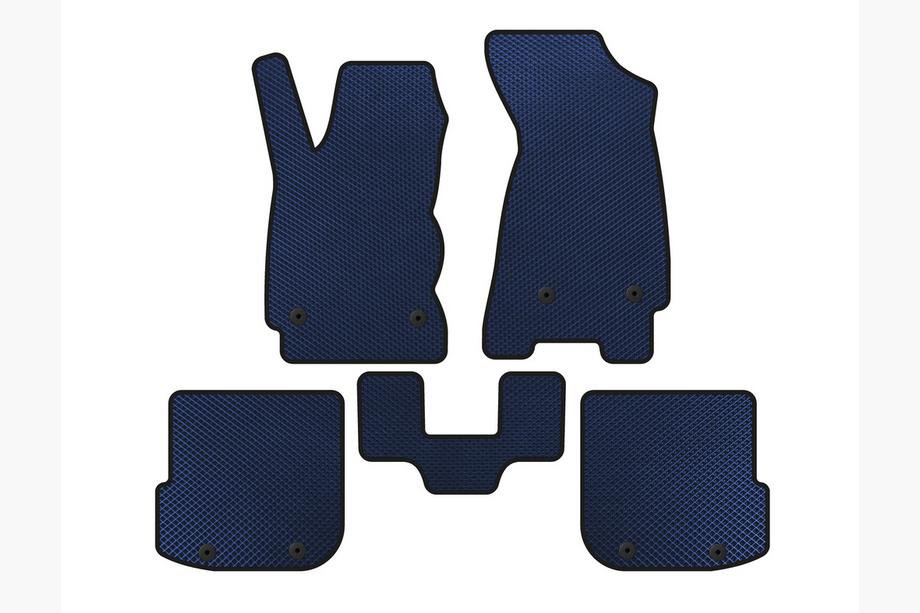 Audi A4 B5 1994–2001 Alfombrillas EVA (Avant, Azul) Image